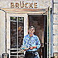 „Marco“ (Restaurant Brücke“) . Acryl auf Leinwand . 100 x 60 cm . 2023